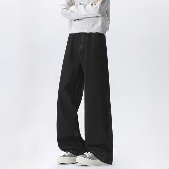 Herren Baggy-Jeans im Ultraweiten Denim-Schnitt mit hoher Leibhöhe & Deep‑Cuff-Optik Nord Taschen