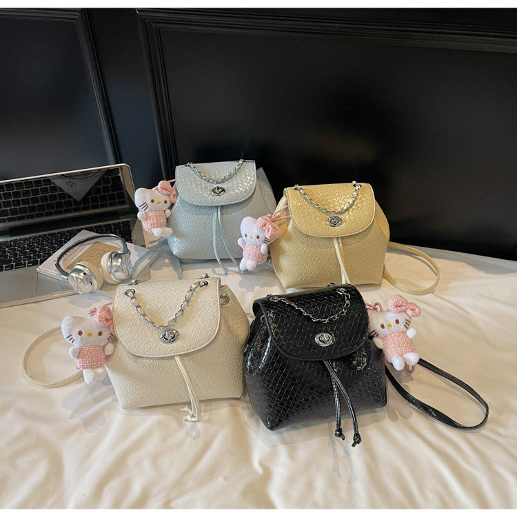 Damen Rucksacktasche mit süßem Anhänger Nord Taschen