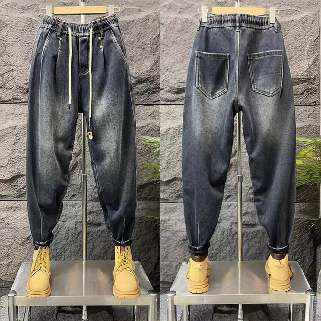 Herren Modische Ripped Jeans mit kreativen Patches Nord Taschen 1788342369