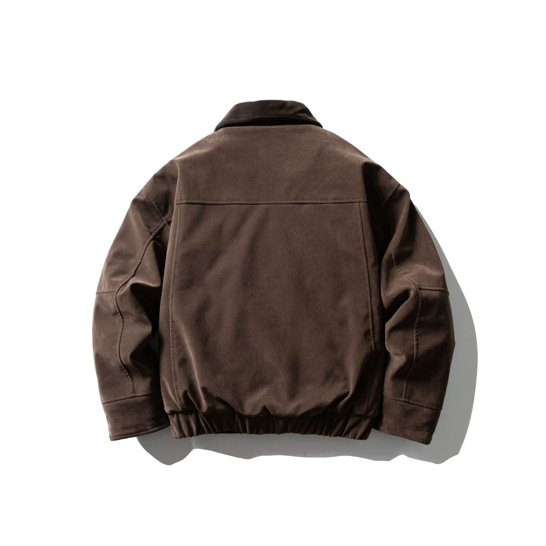 Herren Kurzblouson aus Canvas mit Knebelverschlüssen und elastischem Saum Nord Taschen