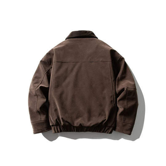 Herren Kurzblouson aus Canvas mit Knebelverschlüssen und elastischem Saum Nord Taschen
