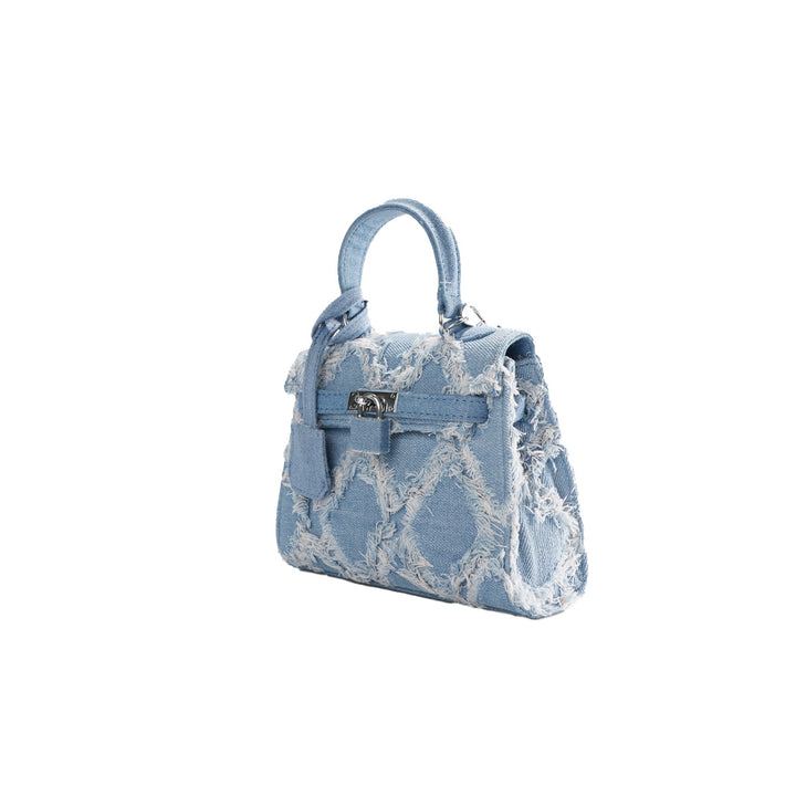 Damen modische Denim-Handtasche mit auffälligem Design Nord Taschen