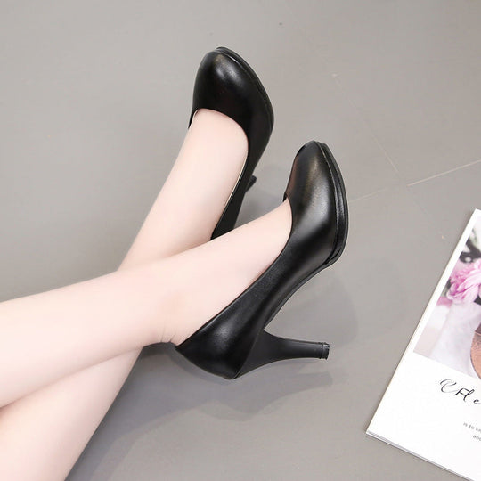 Damen klassische Pumps mit elegantem Blockabsatz und komfortabler Innenpolsterung