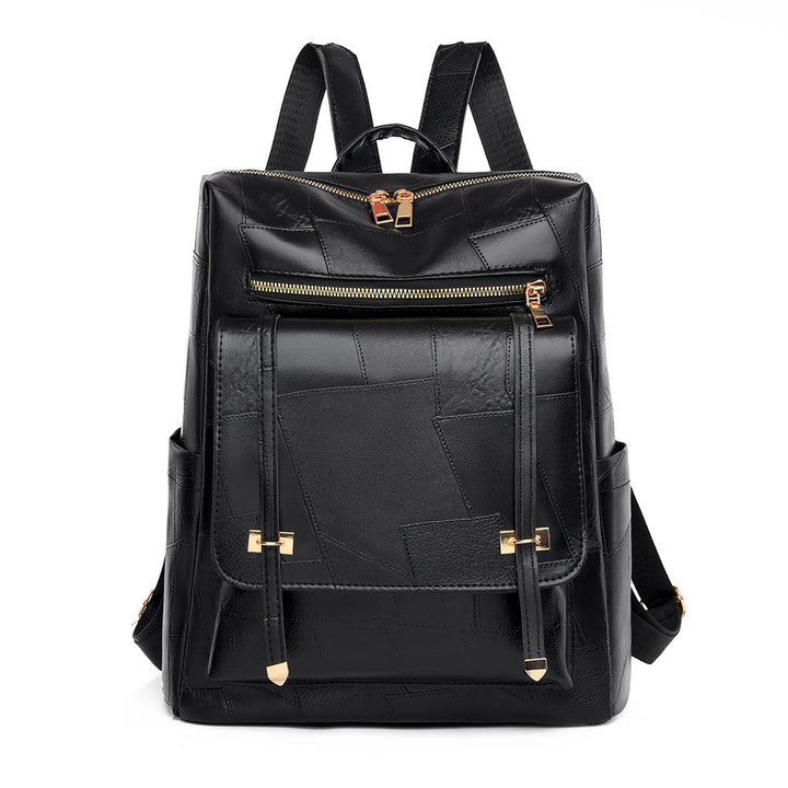 Damen eleganter Rucksack mit strukturiertem Design und goldenen Akzenten Nord Taschen