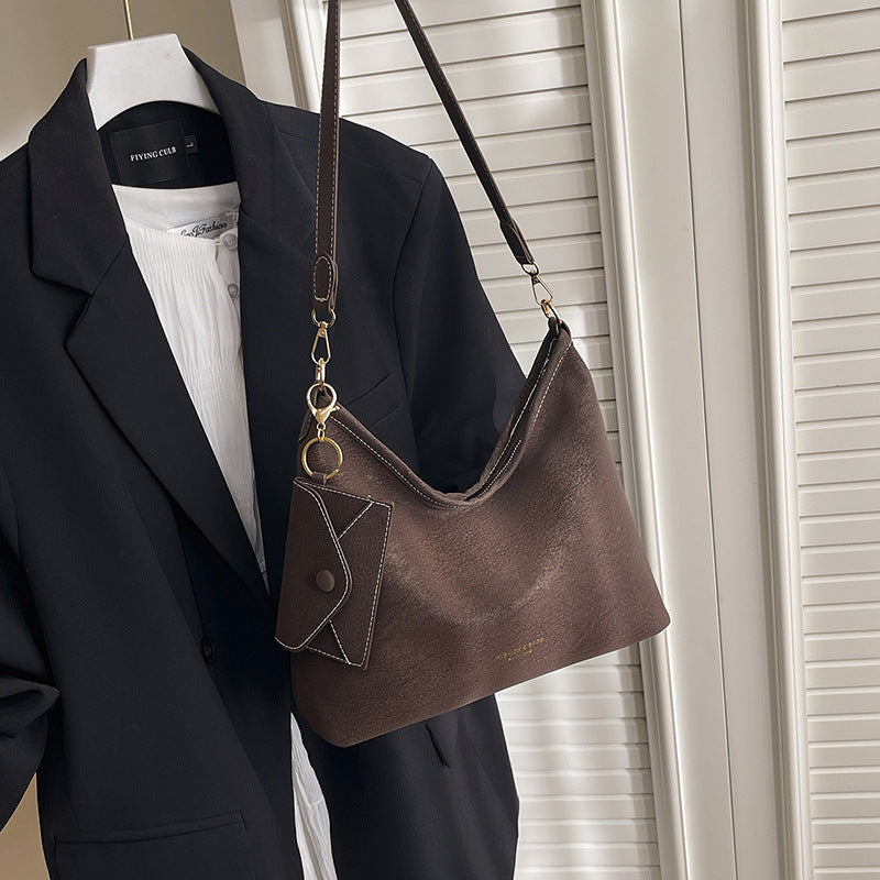 Damen modische Umhängetasche mit abnehmbarem Anhänger und elegantem Design Nord Taschen