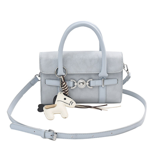 Damen Handtasche im Vintage-Stil mit abnehmbarem Tieranhänger Nord Taschen