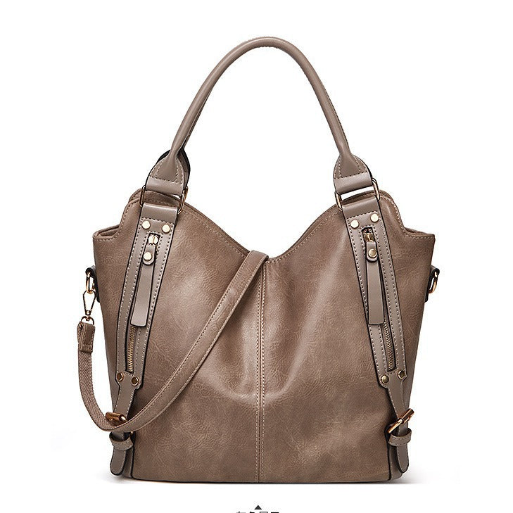 Damen Hobo-Handtasche mit stilvollem Falten-Design und abnehmbaren Schulterschlaufen Nord Taschen