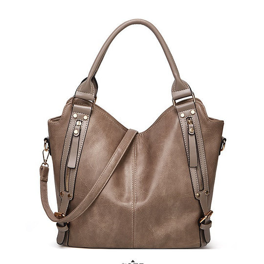 Damen Hobo-Handtasche mit stilvollem Falten-Design und abnehmbaren Schulterschlaufen Nord Taschen