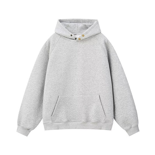 Unisex Gefütterter Oversized Kapuzenpullover mit Kängurutasche Nord Taschen