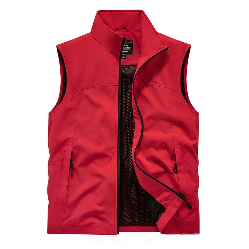 Damen Softshell‑Weste mit Meshfutter wind- und wasserabweisend Stehkragen und Frontreißverschluss Nord Taschen