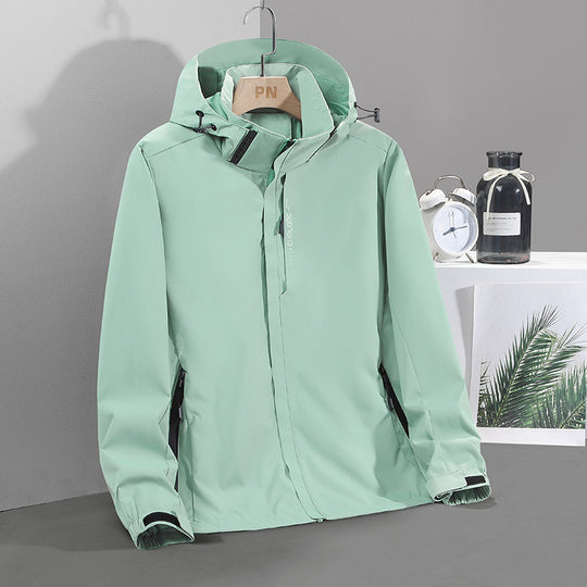 Herren Leichte Softshell-Kapuzenjacke mit verdecktem Reißverschluss und winddichter Membran Nord Taschen