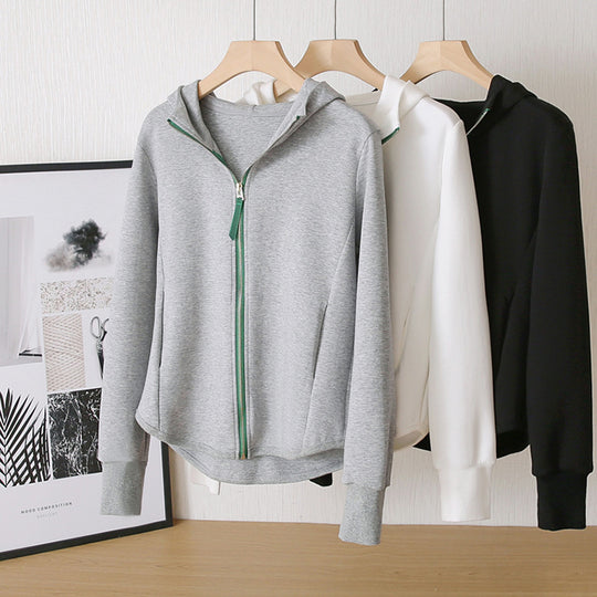 Damen Sportliche Jacke mit Kapuze Nord Taschen