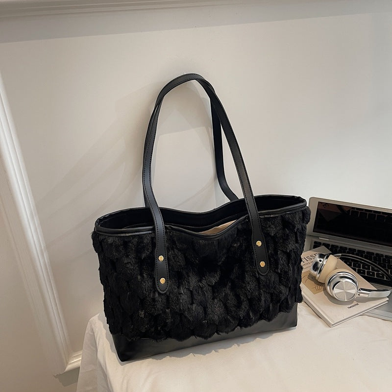 Damen Tote-Bag aus hochwertigem Kunstleder mit strukturiertem Obermaterial Nord Taschen