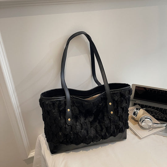 Damen Tote-Bag aus hochwertigem Kunstleder mit strukturiertem Obermaterial Nord Taschen