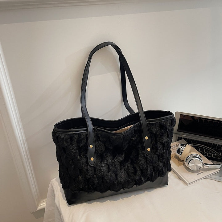 Damen Tote-Bag aus hochwertigem Kunstleder mit strukturiertem Obermaterial Nord Taschen