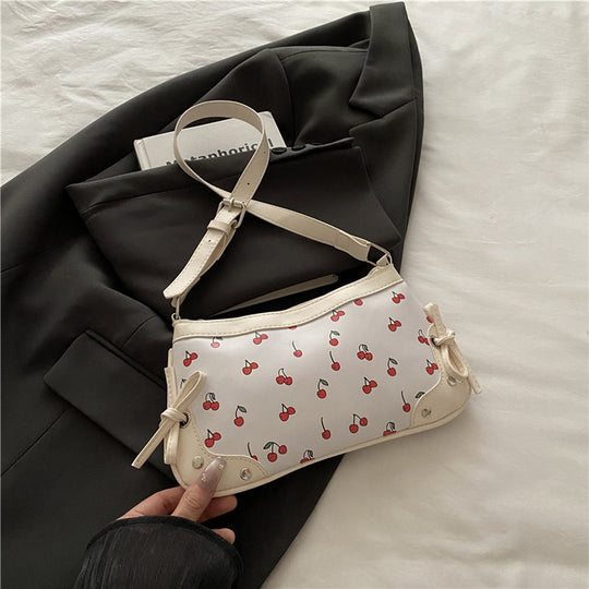 Damen verspielte Clutch-Tasche mit Kirschmotiv Nord Taschen