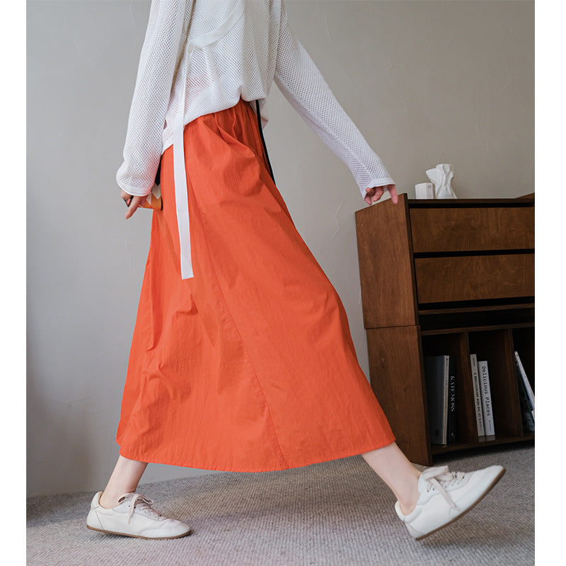 Damen Elegante und lässige Maxiskirt Nord Taschen