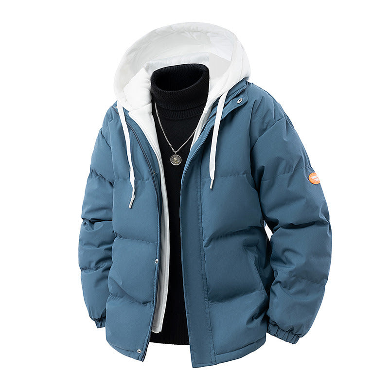 Herren Gepolsterte Wintersteppjacke mit integrierter Kapuzen-Innenlage und winddichter Thermofüllung Nord Taschen