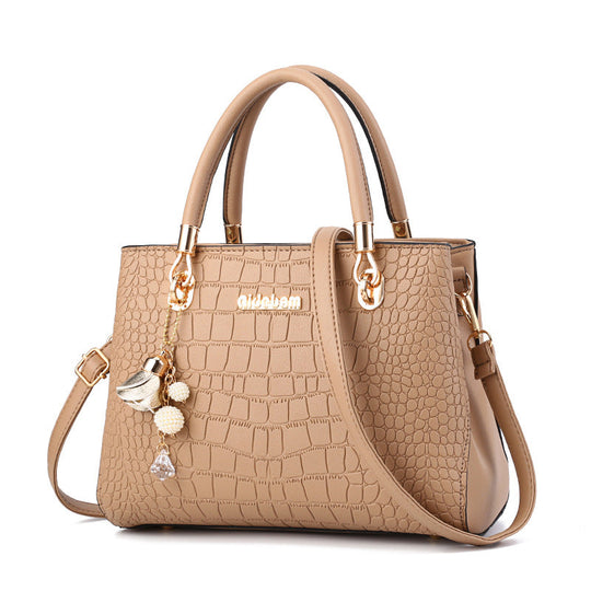 Arvani | Handtasche für Damen - Modische Tasche im minimalistischen Stil mit goldenen Details