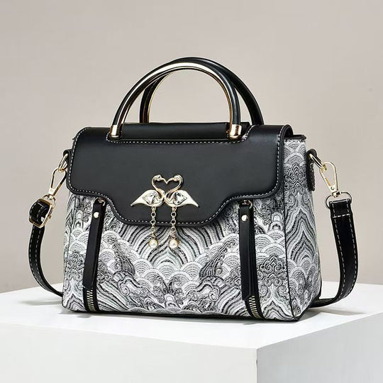 Damen stilvolle Handtasche mit verspieltem Design Nord Taschen