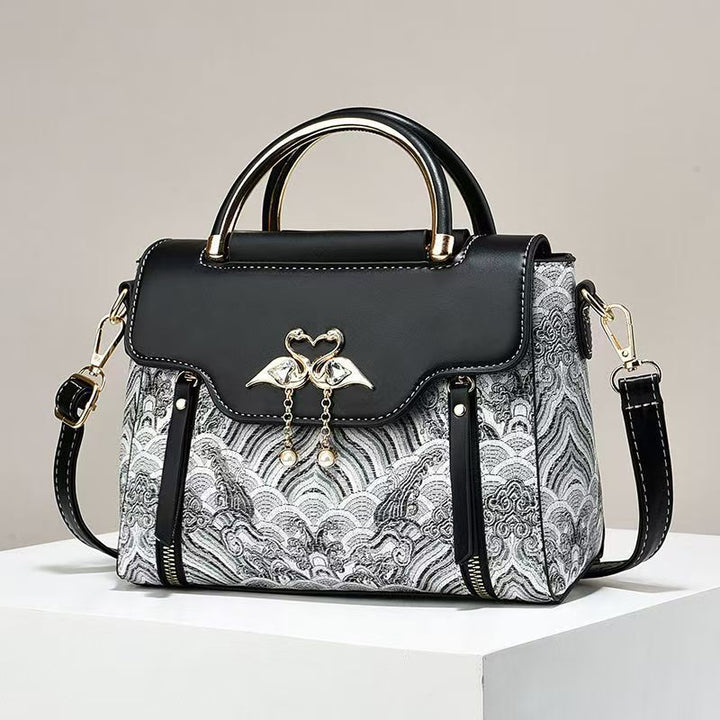 Damen stilvolle Handtasche mit verspieltem Design Nord Taschen