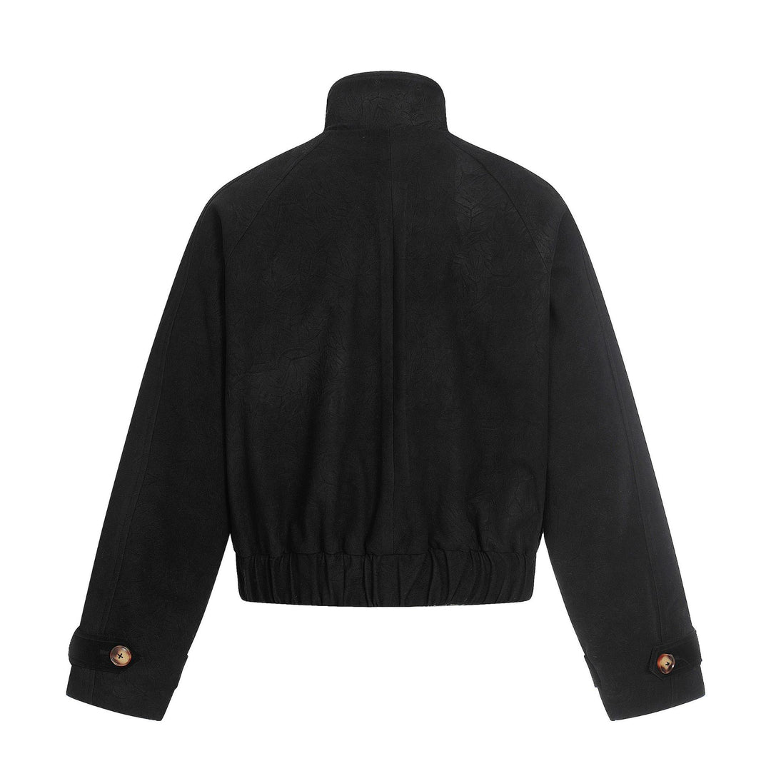 Unisex Kurz geschnittener Boxy‑Blouson mit Knebelverschlüssen und verstellbaren Manschetten Nord Taschen