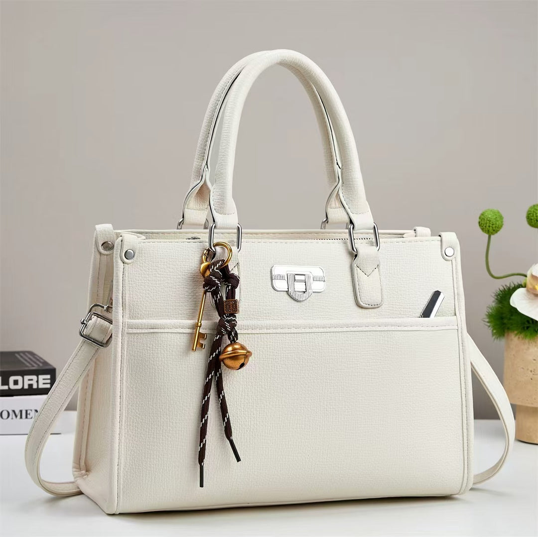 Damen Handtasche mit strukturiertem Design und abnehmbarem Tragegurt Nord Taschen