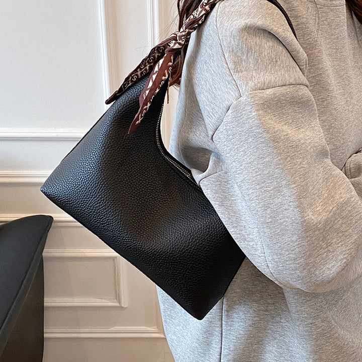 Damen elegante Handtasche mit herausnehmbarem Halstuch Nord Taschen