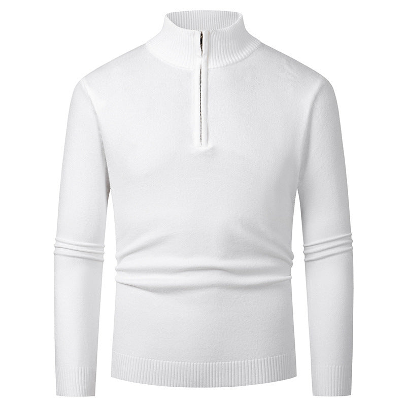 Eleganter Merino Komfort Pullover Damen Reißverschluss Moderne Strickware