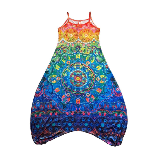 Damen Jumpsuit mit astrologischem Print Nord Taschen