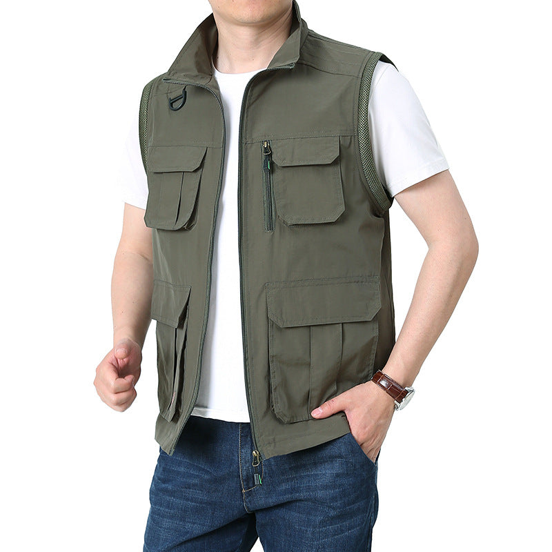 Herren praktische Outdoor-Weste Nord Taschen