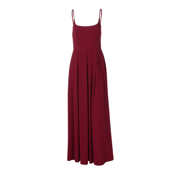 Damen Fließendes Maxikleid mit schmalen Spaghettiträgern und elegantem Schnitt