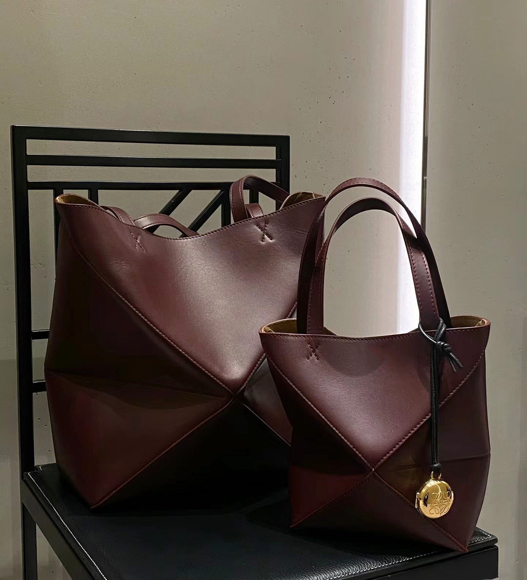 Damen elegante geometrische Tragetasche Nord Taschen