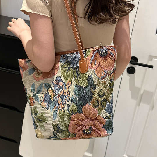 Damen florale Shopper-Tasche Nord Taschen