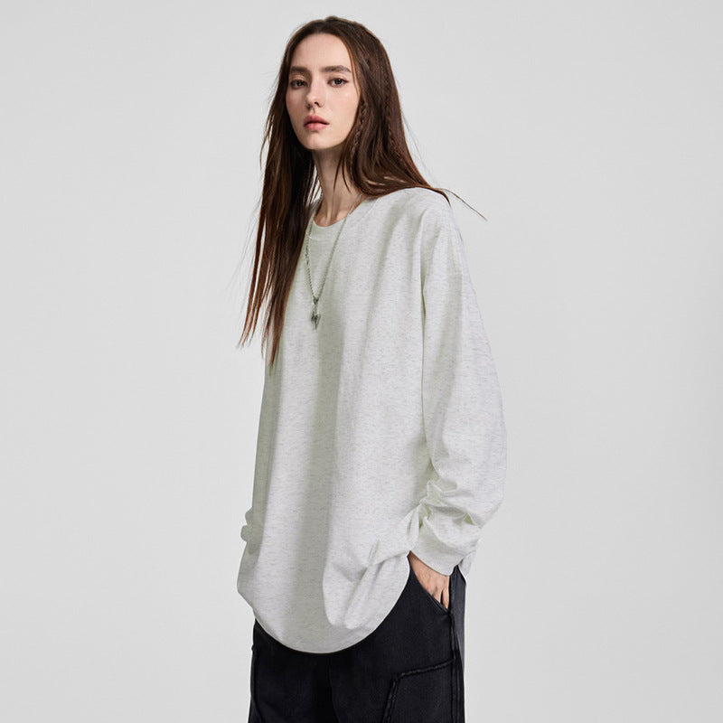 Herren Oversize-Langarmshirt mit überschnittener Schulter und Rundhalsausschnitt Nord Taschen