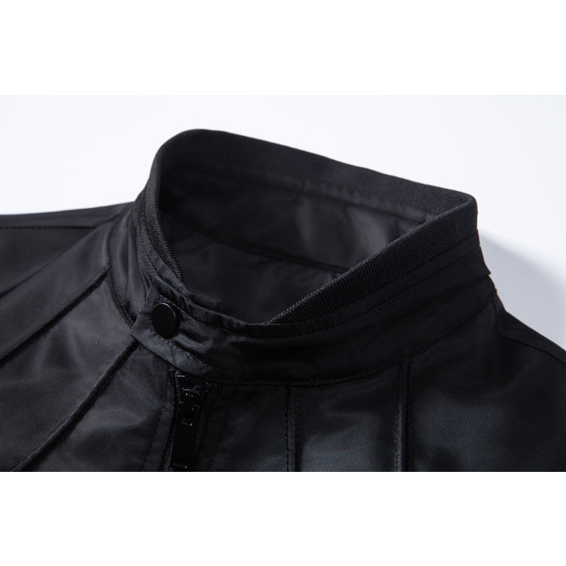 Herren Stylische Übergangsjacke mit hohem Stehkragen Nord Taschen