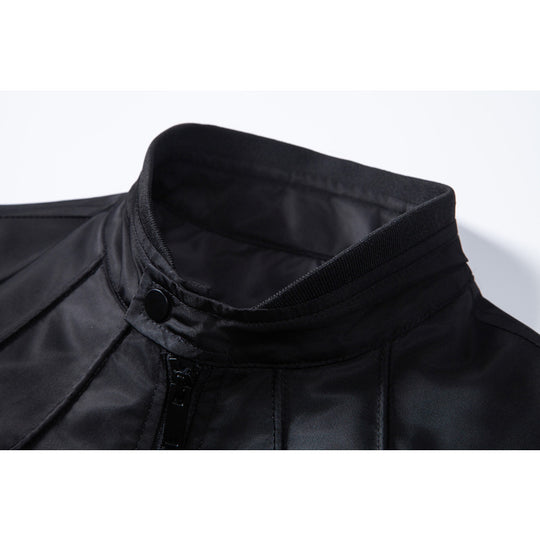 Herren Stylische Übergangsjacke mit hohem Stehkragen Nord Taschen