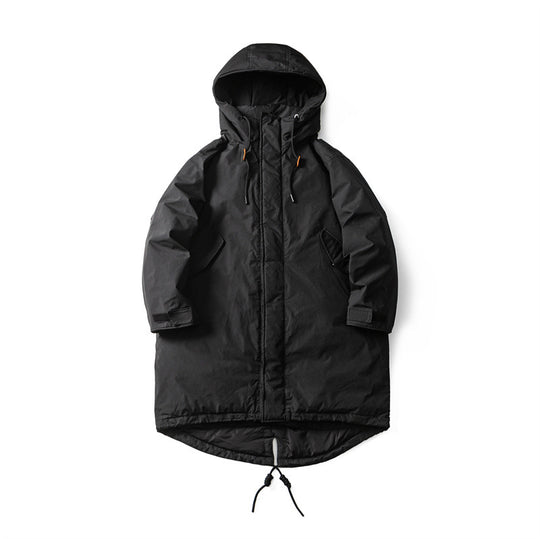 Herren Wasserdichter Thermo-Parka mit verlängerter Rückenpartie und Kapuze Nord Taschen