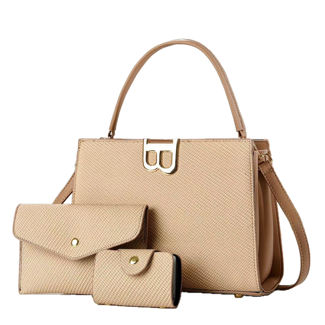 Damen elegante Handtasche mit abnehmbaren Accessoires Nord Taschen