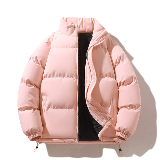 Unisex Wattierte Steppjacke aus Daunenimitat mit hohem Kragen und Kordelzug Nord Taschen