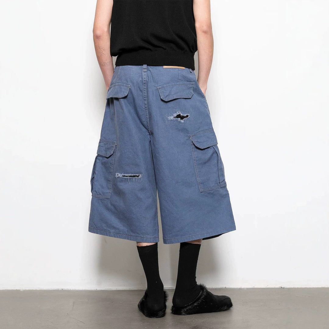 Herren Modische Cargo-Shorts mit weitem Schnitt und praktischen Taschen Nord Taschen