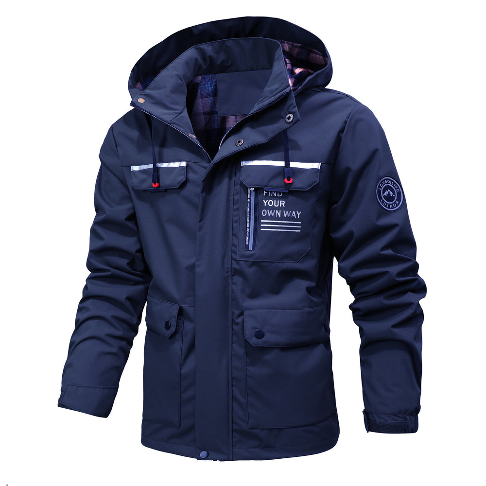 Herren Arctic-Comfort Parka mit voll gefüttertem Kunstfell und multifunktionalen Taschen Nord Taschen