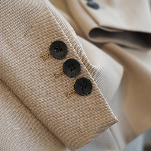 Damen Klassischer taillierter Ein-Knopf-Blazer aus feinem Wollmix Nord Taschen