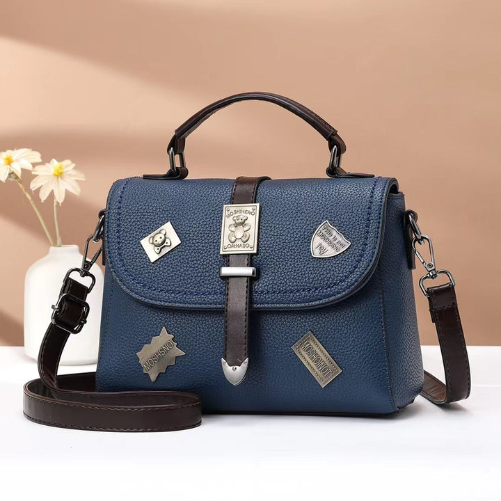 Damen Handtasche mit einzigartigen Badges Nord Taschen