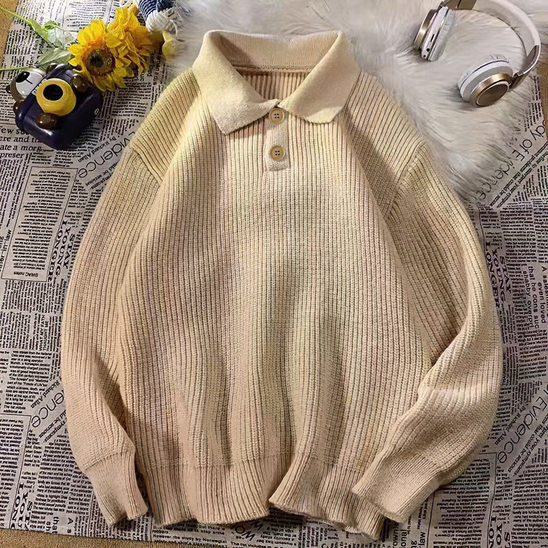 Damen Feinstrick-Polopullover mit Rippenstruktur und Zwei-Knopf-Leiste Nord Taschen