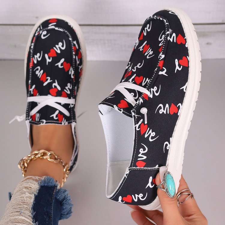 Damen Low‑Top Sneakers im Animal‑Mix mit Schnürung und gepolstertem Komfortfußbett Nord Taschen