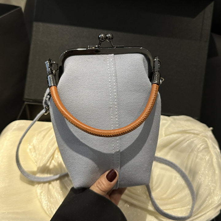 Damen Designer Handtasche im minimalistischen Denim-Stil Nord Taschen