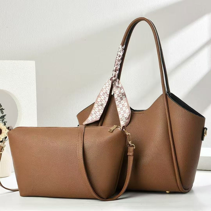 Damen modische Shopper-Tasche mit abnehmbarer Clutch Nord Taschen