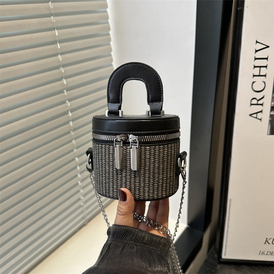 Damen Mini-Rucksackhandtasche mit elegantem Zipper und praktischem Tragegriff Nord Taschen