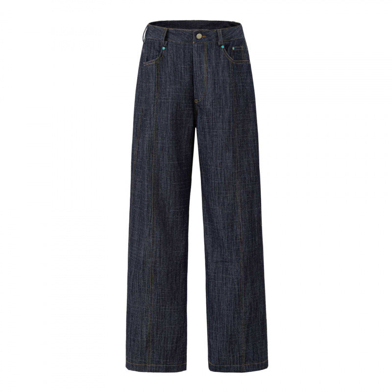 Damen Highwaist-Jeanshose mit weitem Bein, gerader Silhouette und Five-Pocket-Design Nord Taschen